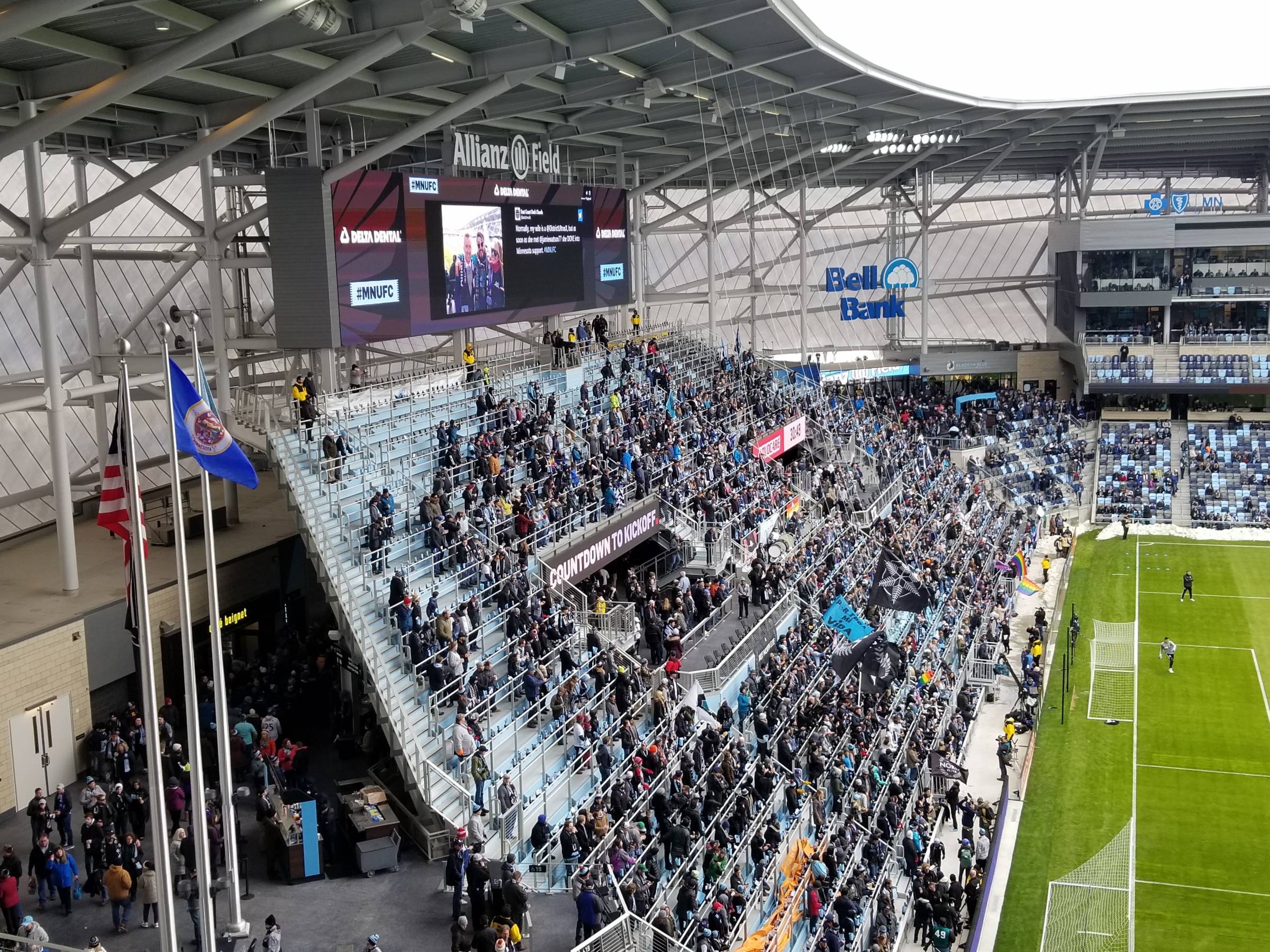 Supporters Section at Allianz Field